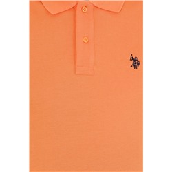 Erkek Turuncu Basic Polo Yaka Tişört