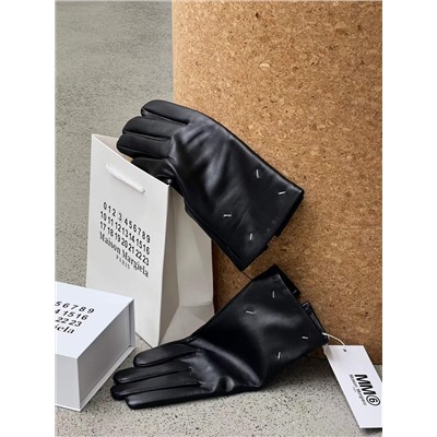 Женские утепленные кожаные перчатки  MAISO*N MARGIEL*A