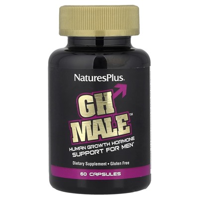 NaturesPlus, GH Male, 60 вегетарианских капсул
