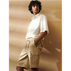 Cargo-Shorts aus Baumwolle