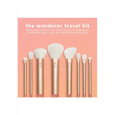 THE WANDERER TRAVEL BRUSH KIT - Make-up Brush Set  Набор кистей для макияжа