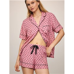 Victoria's Secret Cotton Flannel Short Pajama Set