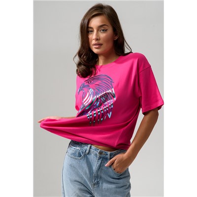 8555 Футболка оверсайз женская