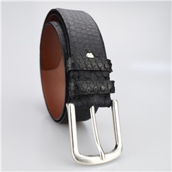 Ремень из кожи питона 40 мм