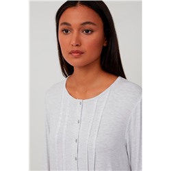 Camisón Gris claro jaspeado