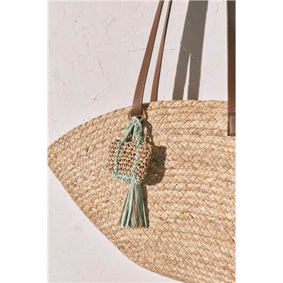 Bolso capazo rafia natural