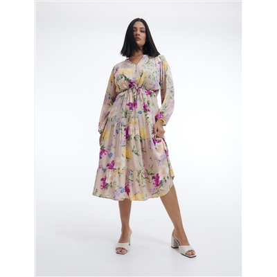 Gemustertes Kleid aus Viskose