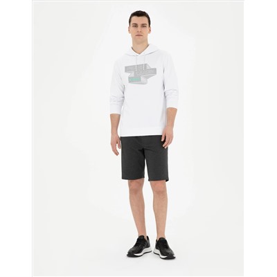 Beyaz Regular Fit Sweatshirt