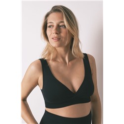 Sujetador "maternity" halter cruzado negro FANTASTIC