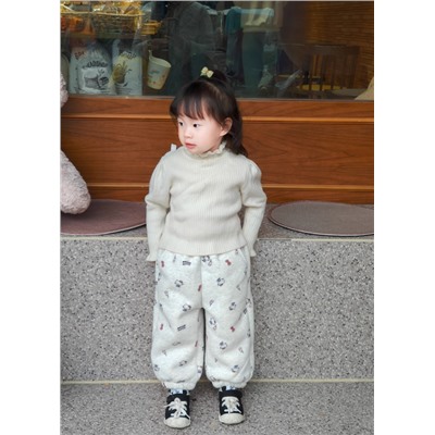 Брюки утепленные для девочек