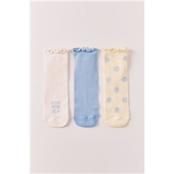 Pack 3 calcetines cortos estampados soles variados