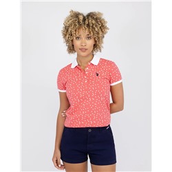 STAR PRINT POLO SHIRT