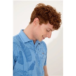 Erkek Koyu Mavi Polo Yaka Tişört