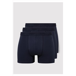 Mavi 3lü Lacivert Basic Boxer 0911414-30761