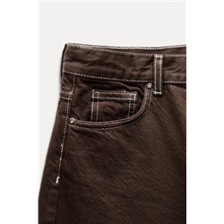 ZW COLLECTION BALLOON MID-WAIST JEANS