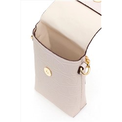 Kadın Bej Telefon Çantası