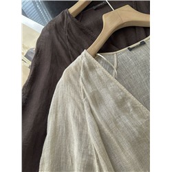 Длинная, комфортная льняная рубашка Massim*o Dutt*i