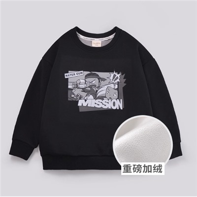 Свитшот утепленный для мальчиков. 100% хлопок. Экспорт