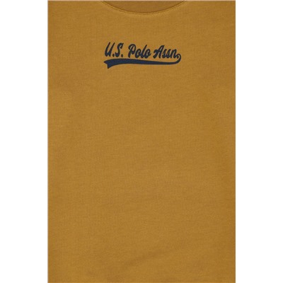 Erkek Çocuk Açık Haki Bisiklet Yaka Sweatshirt