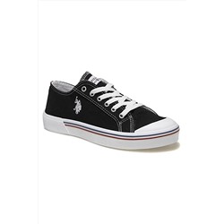 U.S. Polo Assn. Siyah - U.s. Polo Assn Penelope Keten Günlük Spor Ayakkabı USP-PENELOPE