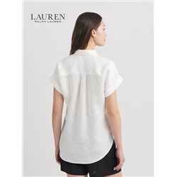 Женская льняная рубашка с вышивкой РАЛЬ*Ф Л