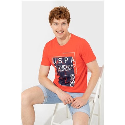 Erkek Kırmızı Bisiklet Yaka Tişört