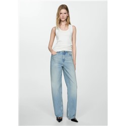 Jeans rectos tiro medio