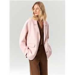 Полупальто из шерсти, R138/roseate