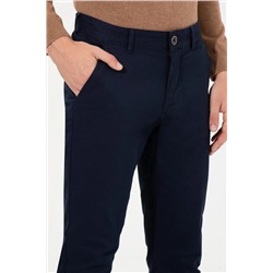 Erkek Lacivert Kanvas Pantolon