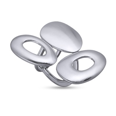 Кольцо Геометрия (покрытие матовый родий)