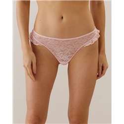 Encaje con bordados tanga