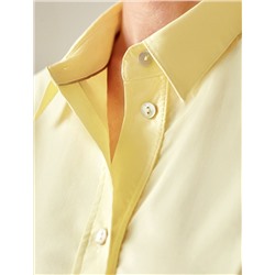 Платье А-силуэта с поясом из легкого хлопкового поплина