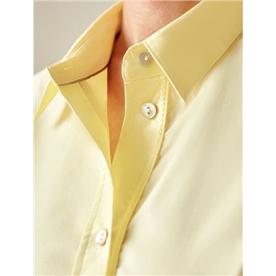 Платье А-силуэта с поясом из легкого хлопкового поплина