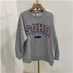 Свитшот оверсайз с утеплением H&*M