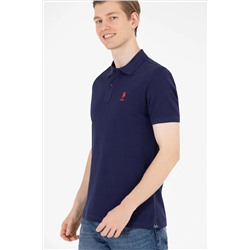 Erkek Lacivert Basic Polo Yaka Tişört