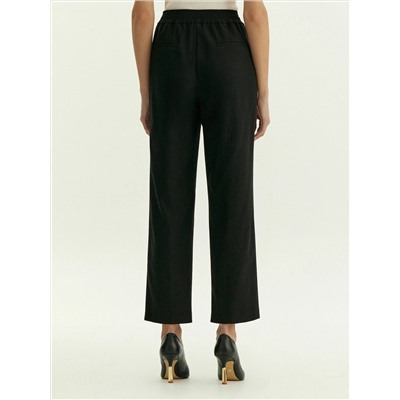 Брюки зауженного кроя из костюмной шерсти, D333/voyla