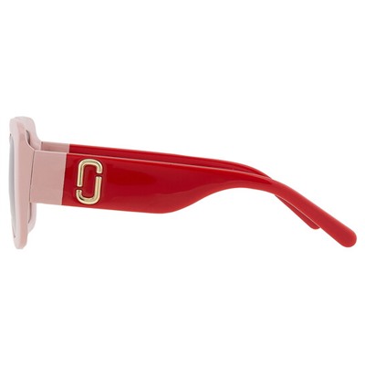 MARC JACOBS  Brown Square Ladies Sunglasses