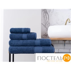 Полотенце Arya Однотонное 70X140 Miranda Soft Темно-Синий