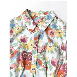 Сарафан с цветочным принтом и карманами на груди , экспорт (цена на оф сайте выше 45 тыс 🙈) Erdo*s