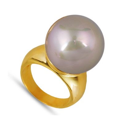 Кольцо (Майорка 16мм шампань; покрытие золото), Есть комплект