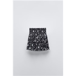 PRINTED TULLE SKIRT