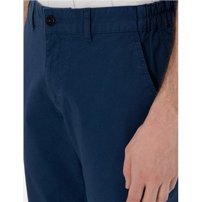 İndigo Slim Fit Beli Lastikli Kanvas Pantolon