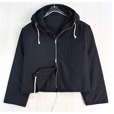 Женская ветрозащитная повседневная куртка с капюшоном