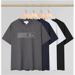 Хлопковая футболка  (4 цвета) ЛАКОСТ*Е