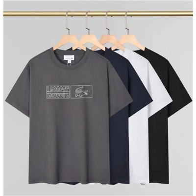 Хлопковая футболка  (4 цвета) ЛАКОСТ*Е