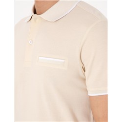Bej Slim Fit Tişört