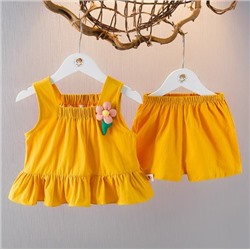 Летний костюм-двойка для девочек