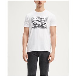 Levi's Men's 2-Horse Graphic Regular Fit Crewneck T-shirt