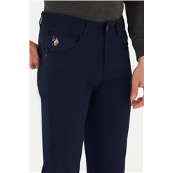 Erkek Lacivert Kanvas Pantolon