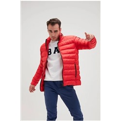 Bad Bear Erkek Hovercraft Puffer Parlak Kırmızı Dolgulu Mont